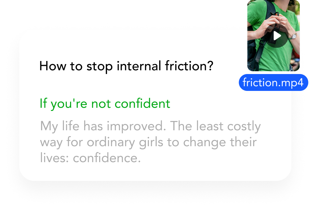 Drag and drop audio or video files on Gmax for Video Clipping and instantly get video text, stepping into a wonderful editing world.
