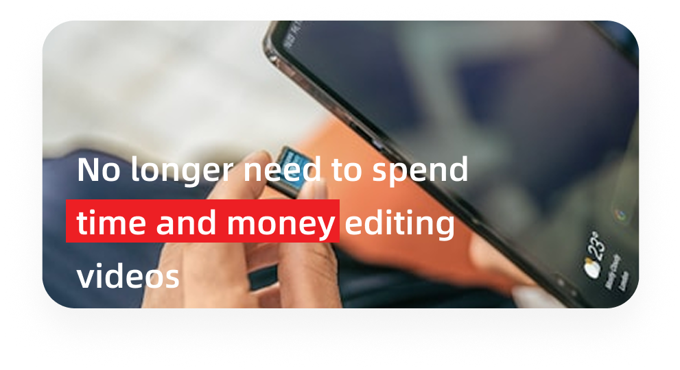 With easy - click operations during Video Clipping, add eye - catching titles effortlessly!